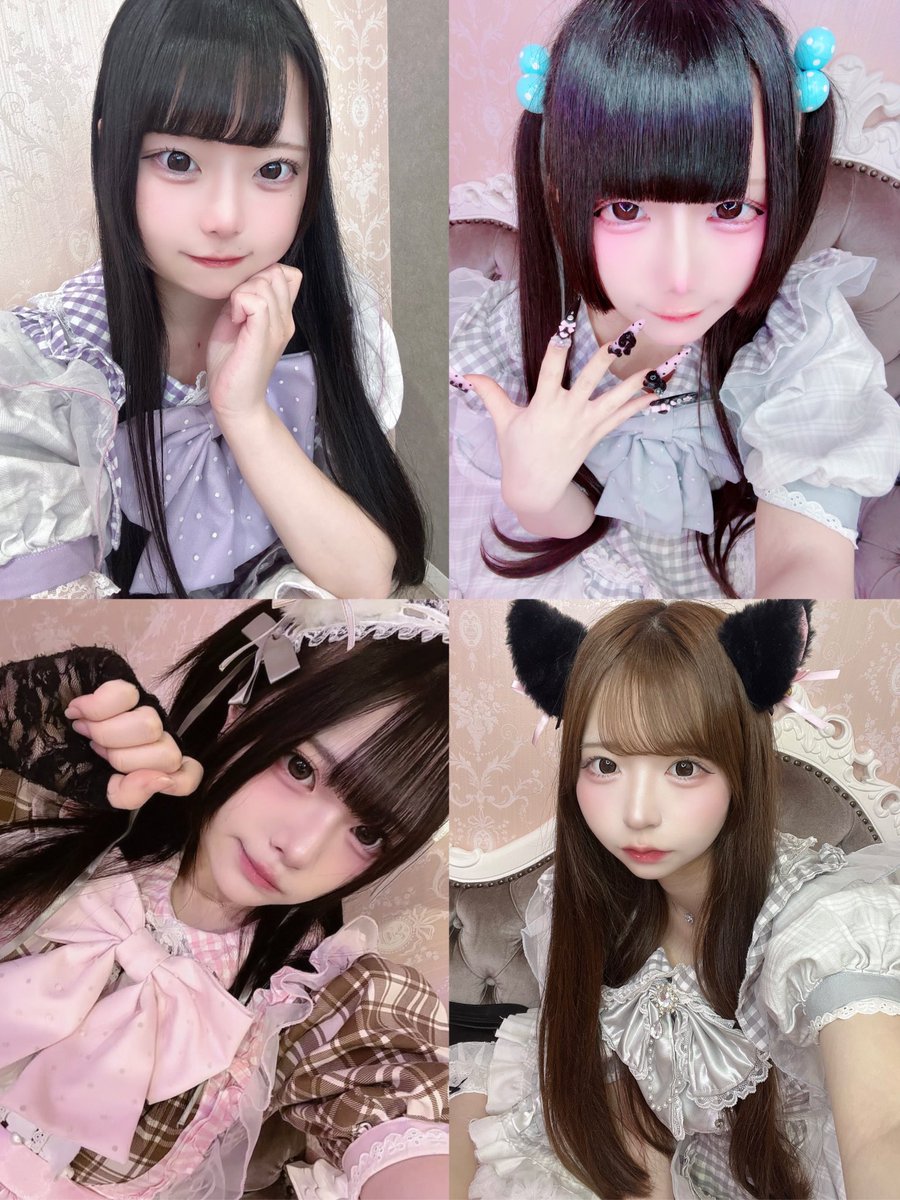 maid_1904's tweet photo. 本日のお給仕メンバー

しずく@shizuku_s1904 16-20.5
めろり@merori_s1904 17-22
ひにゃ@hinya_1904 17-22
みさ@misa_s1904 17-21

体験のメイドちゃんいてます！沢山のご帰宅お待ちしております！♡ https://t.co/8XKEtdlxXR