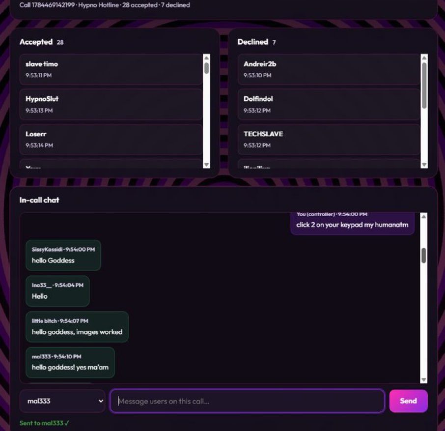 send2yukl's tweet photo. Why would you decline the hypno call? It's FREE—and it's literally hypnotizing you into getting horny. What are you so afraid of? https://t.co/E2uvpDRyN0