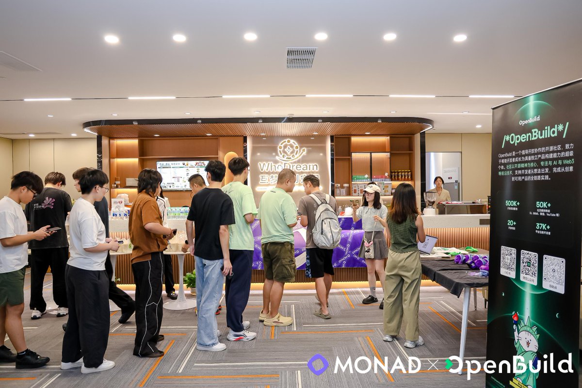 monad_zw's tweet photo. Monad Blitz 中国巡回，一站接一站开跑💜

一天时间，从一个想法到一个能跑的 AI 链上产品

builder們一起 hack、一起发布专案
武汉打头阵，接下来三站已开放报名

北京 · 8 月 15 日
https://t.co/wBQiaIkDg5

惠州 · 9 月 5 日
https://t.co/pjdUJmcr6m

上海 · 9 月 19 日
https://t.co/5vdEJgcdbY

@BoxMrChen  @Monad_APAC @OpenBuildxyz