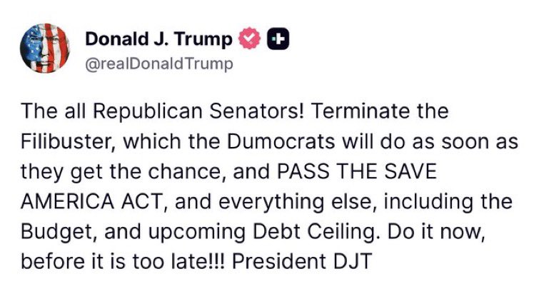 BasedMikeLee's tweet photo. President Trump is right.

That’s not unusual. https://t.co/gWHN7F5zwT