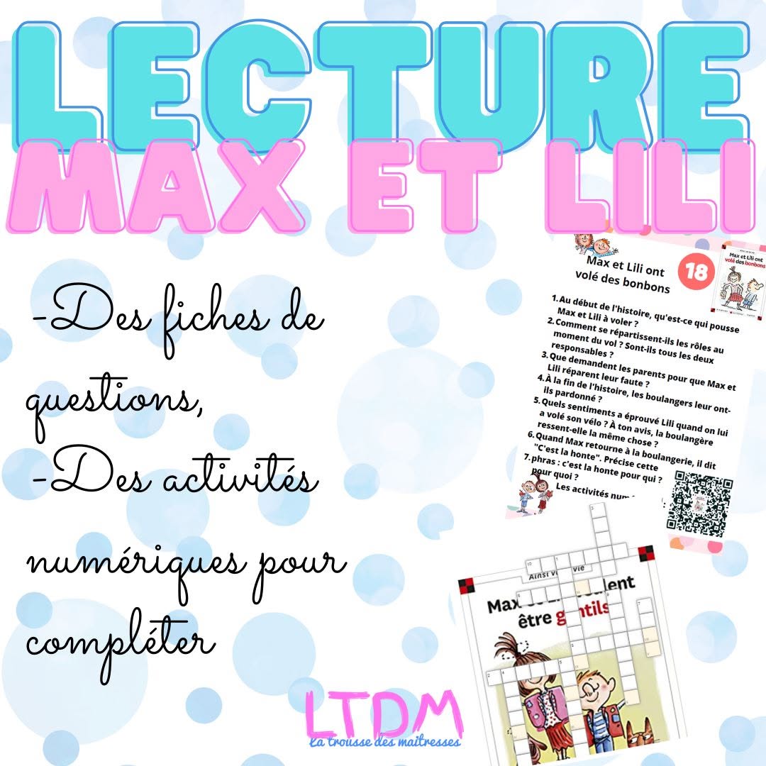TrousseMaitress's tweet photo. #UnJourUneIdée : Mener un rallye lecture : https://t.co/eR3AJY56et
Pour chaque livre, un questionnaire "papier" qui permet de vérifier la compréhension des élèves et des activités numériques pour la classe et la maison.

#TeamPE #TeamC2 #TeamC3 #Lecture #MaxEtLili https://t.co/mqnczBCNQh