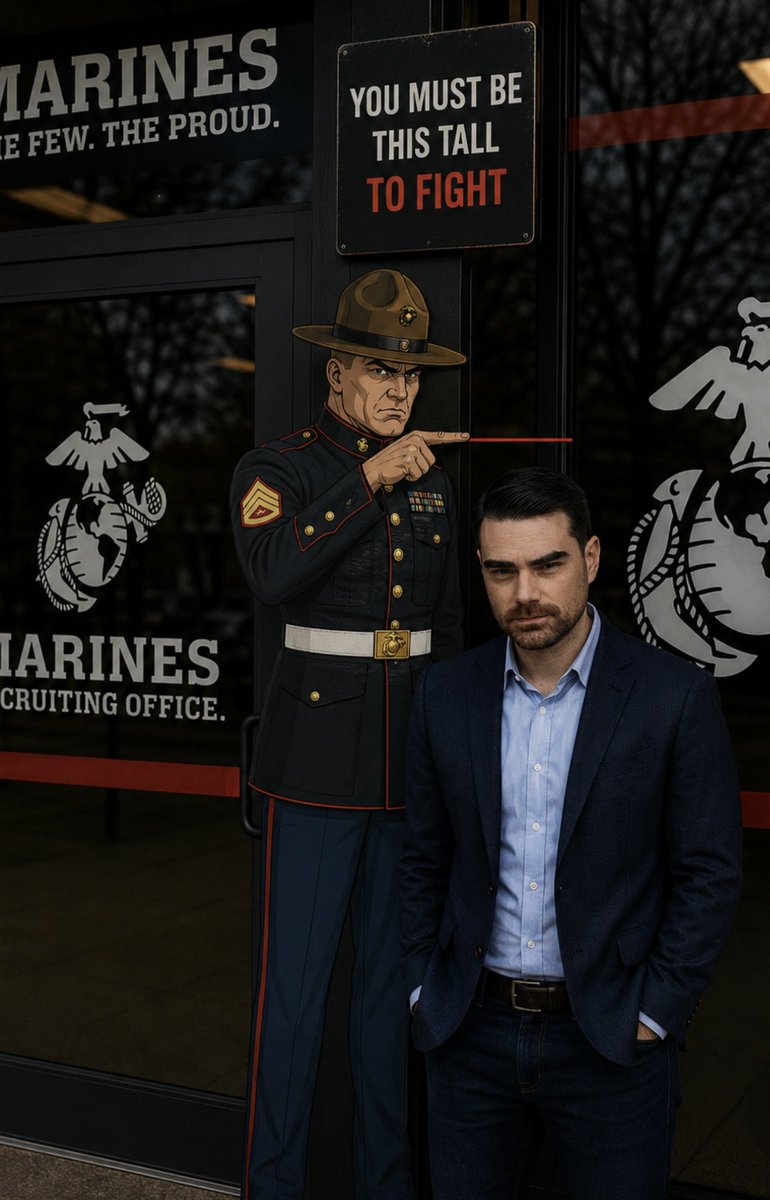MJC4663's tweet photo. Do you don’t believe that.  I love it when people who never put on a uniform, picked up a rifle, and took an oath to protect our country from enemies foreign and domestic tell me what’s breaking the spirit of the U.S. Armed Services.  People like us, the warrior class, were risking our lives, mourning our dead while folks like you were getting PhD’s in math & giving dudes massages.  Total joke.  If you and guys like @benshapiro want to go fight for 🇮🇱, have at it bud.  You’ll probably have to leave Benny back, don’t think he’d meet the minimum requirements.