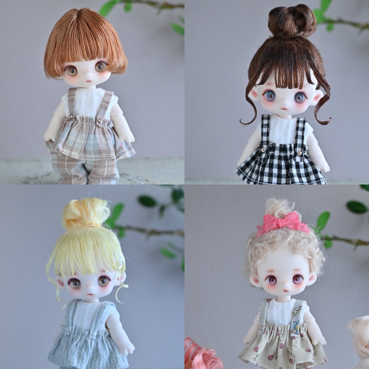 mamejistudio's tweet photo. フルコーディネートオーダーで好みを熟知している方にお申し込み頂くのが1番楽しい

茶目ブロンドナチュラルカラーが好きな方もいればオレンジチークの元気っ子が好きな方もいるしピンクならとんで喜ぶ方もいる

その方を思いながら制作できる唯一の楽しみ方がこの受注です

#kumukuku_ceylon https://t.co/MUL0NcuH9x
