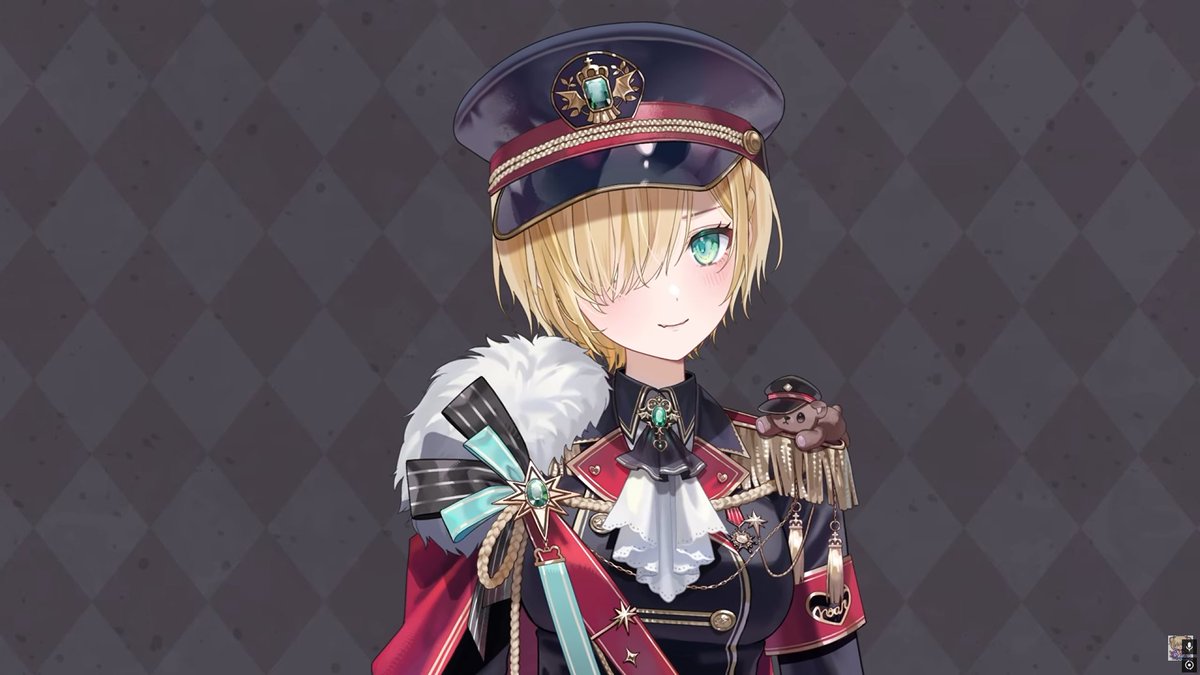 STONE_0201's tweet photo. 新衣装刺さりすぎてやばい最高や
軍服って最高やな～
人生初メンバーシップ入ろうかな
#胡桃のあ新衣装 https://t.co/B5YTAc9ycs