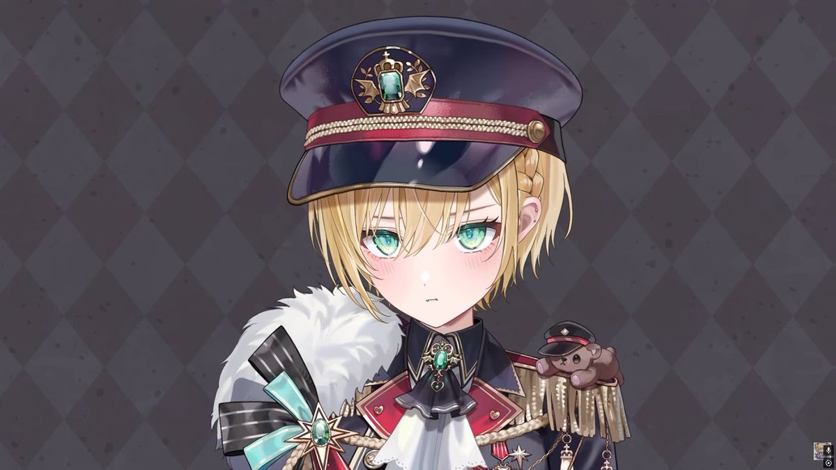 STONE_0201's tweet photo. 新衣装刺さりすぎてやばい最高や
軍服って最高やな～
人生初メンバーシップ入ろうかな
#胡桃のあ新衣装 https://t.co/B5YTAc9ycs