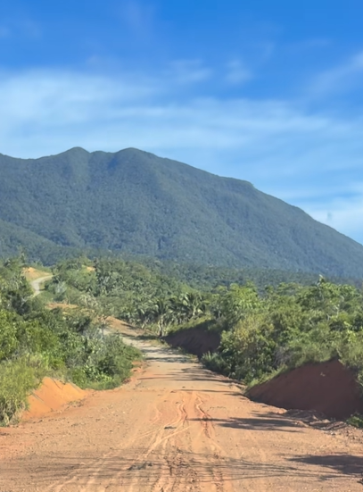 _dacoconutnut's tweet photo. So may pinatag na bundok at kinalbo na mga puno sa Sibuyan Island sa Romblom para tayuan ng kalsada na hindi tinapos. Bangin ang dulo at nagkaka-landslide na kapag umuulan. 

Sinira niyo yung bundok para sa walang kwentang project na malapit pa sa protected zone. Paano nakalusot 'to sa DENR at sino ang nagbulsa sa pondo?

📷: Ethan Hernandez