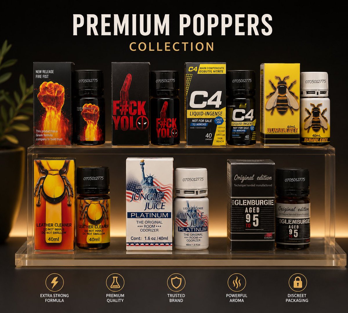 RaYuthNew180's tweet photo. Poppre 40ML USA. 🇺🇸 
Telegram https://t.co/bcnyr2V7lB https://t.co/L6m8GlQttR