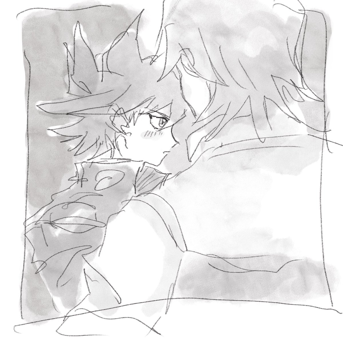 miwapomp's tweet photo. ブルーノと遊星！ https://t.co/2InIZkXyvm