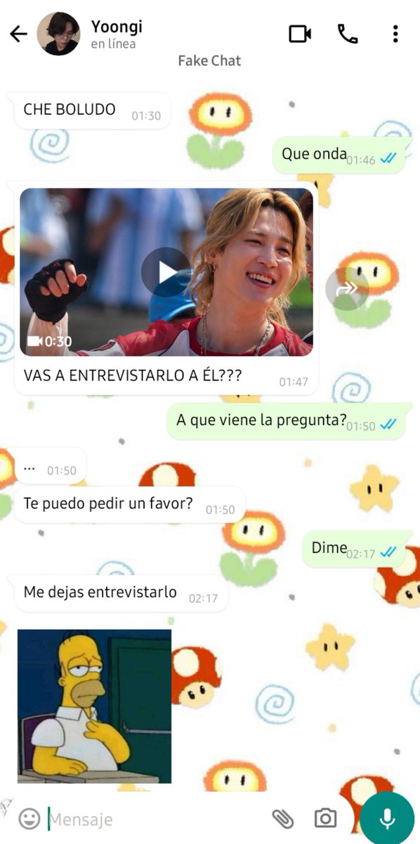 fyamimi's tweet photo. ✮⋆˙¿Y ese lindo?˙⋆✮ #yoonminau #auyoonmin

Dónde jm inaugura el mundial y yg que estaba en las gradas queda flechado por él y le pide como favor a su amigo streamer que lo deje entrevistarlo. https://t.co/cBApbb6bf0
