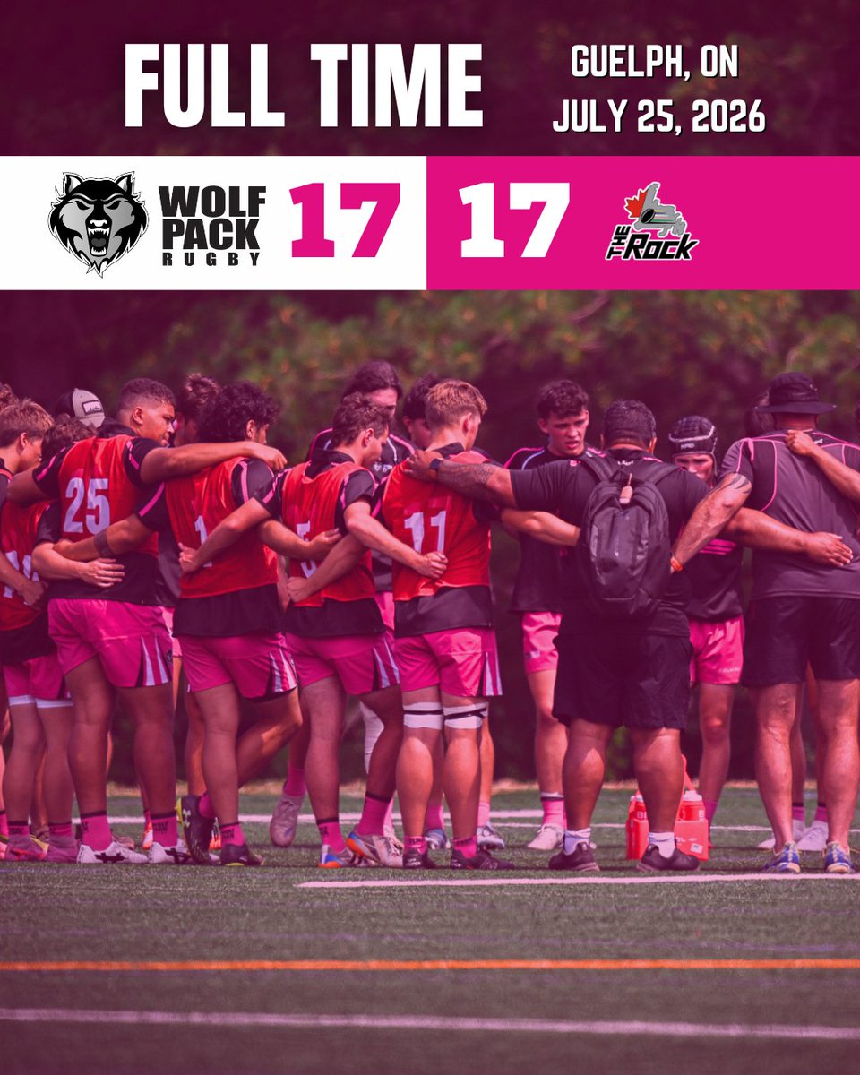 RugbyAlberta's tweet photo. What a battle! The Alberta Wolf Pack fought tooth and nail against The Rock (Atlantic), battling to a 17–17 draw in a hard-fought matchup.

Atlas Bures (1T) 🏉
Kerry Williams (1T) 🏉
Aiden Smyth (2C, 1P) 🏉

📸 oscarphotos.jpg https://t.co/UxNluFPNfj