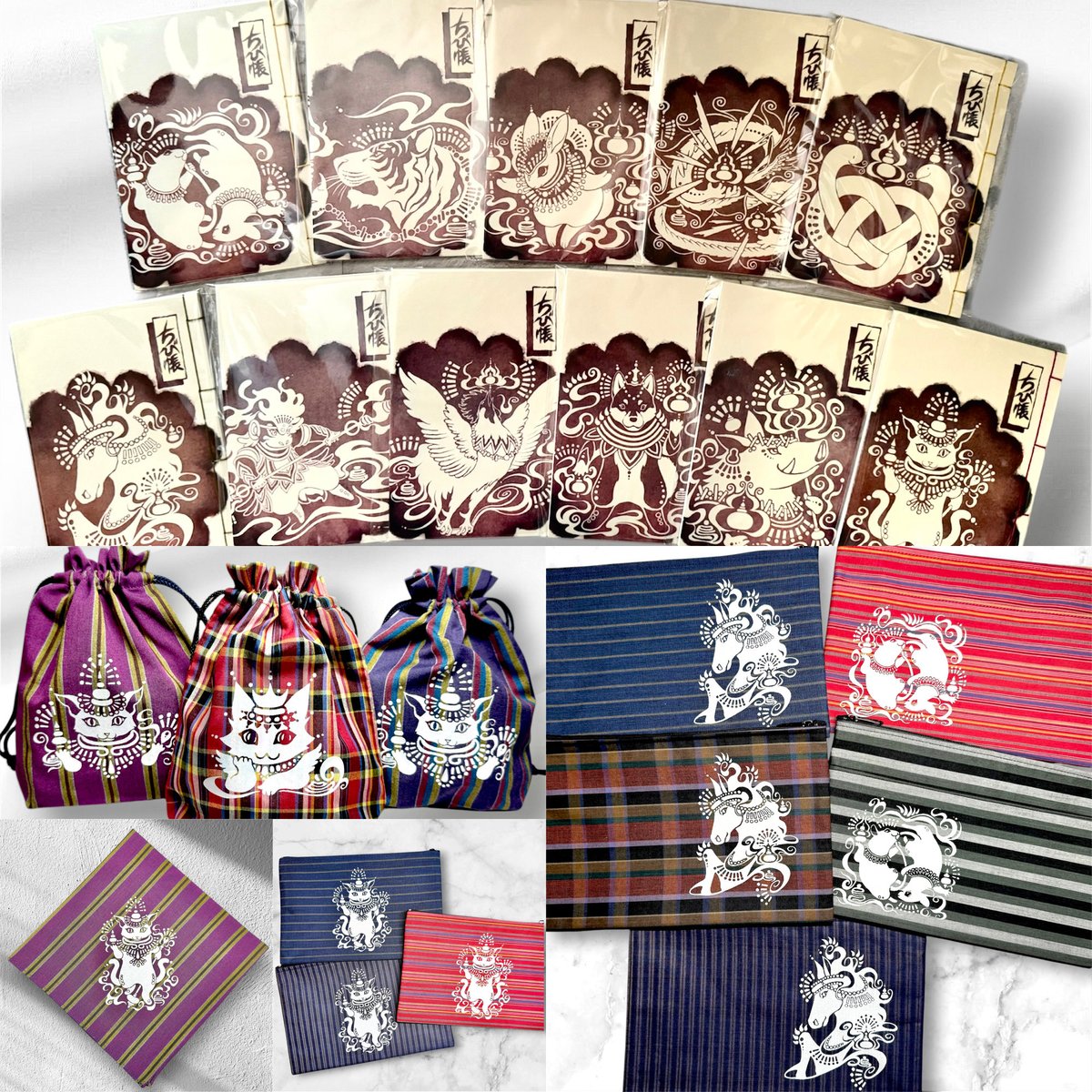 ayairo_machi's tweet photo. 川越のミニコミック市出展の為に下げさせていただいた烏童先生のコラボ商品を、AyairoMarketにお戻ししました。
完売や在庫数の少ない商品もありますが、引き続きよろしくお願いいたします。

@udoshinohara 
#篠原烏童 #川越唐桟 
https://t.co/Fych6RijWT https://t.co/31WcGRoPNm