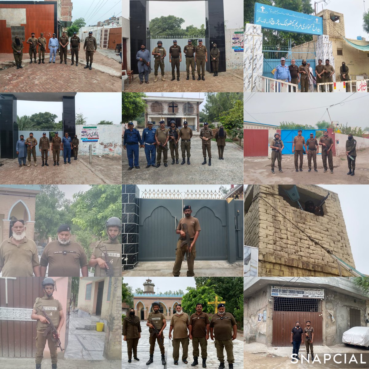 dpo_toba's tweet photo. ٹوبہ ٹیک سنگھ پولیس کی جانب سے چرچز اور مسیحی عبادت گاہوں پر فول پروف سکیورٹی انتظامات۔
پولیس، ایلیٹ، ڈولفن اور لیڈیز اسٹاف کی بھاری نفری چیکنگ و نگرانی پر مامور۔
#TobaTekSinghPolice #ChurchSecurity #ChristianCommunity #SecurityAlert #PublicSafety #PunjabPolice #SafeCity https://t.co/aJ540CnquD