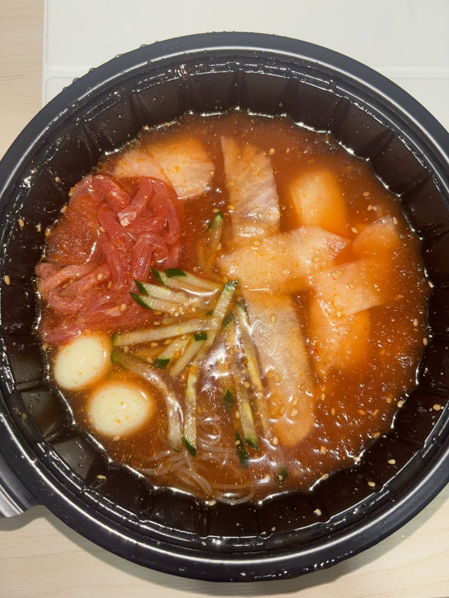 ddoddomuk's tweet photo. 육회물비빔냉면 
너무 맛잇당.. https://t.co/ICfOfQzRiV