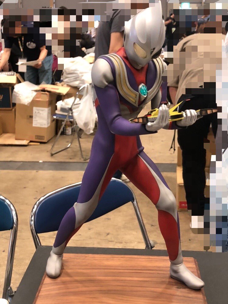asahi_0218's tweet photo. #WF2026s 
製作者様の名前控え忘れてたけどこのティガ死ぬほどカッコイイ… https://t.co/AjdYL8J2k4