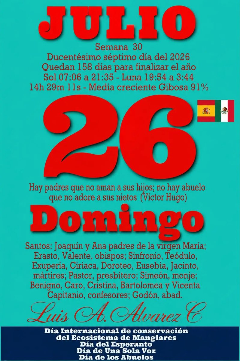 luisalvarezcar's tweet photo. #26DeJulio #Domingo #diumenge #Igandea #LuisElAguilaMayor https://t.co/IQpupMPTLR