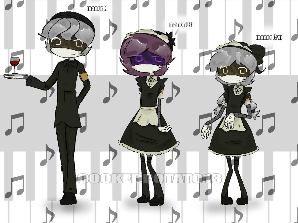 cookedpotato13's tweet photo. character sheets of the au I’m working
check out @cleanworkk page to see Lizzy and the other character sheets also!
I like how I drew Tessa aww, she’s so cute

Man I hope school doesn’t get me before i get the first chapter done…
#murderdrone #mdau #au #tessa https://t.co/WAF0wAa70z