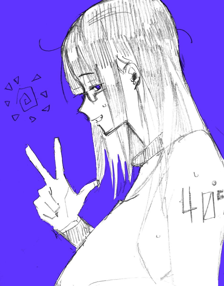 gekouga1111's tweet photo. 眼鏡のイケちゃん👓✨：
ゲームとゲーセン通いが趣味🎮

 ＃アナログ　＃イラスト　＃クロッキー　＃オリジナル https://t.co/B6mTbZTrPe