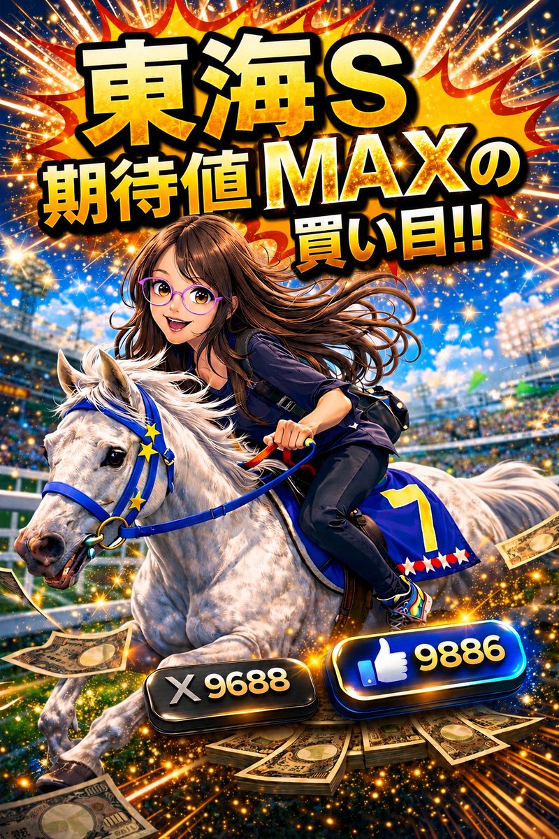 Bakenginmi's tweet photo. 2026年 中京７R 東海S(G3)

🔥淡々と期待値の高い馬を追い続ける女が、
1週間本気で分析した買い目🔥

https://t.co/SSIsw9kiAJ https://t.co/l7Eb7MANUI