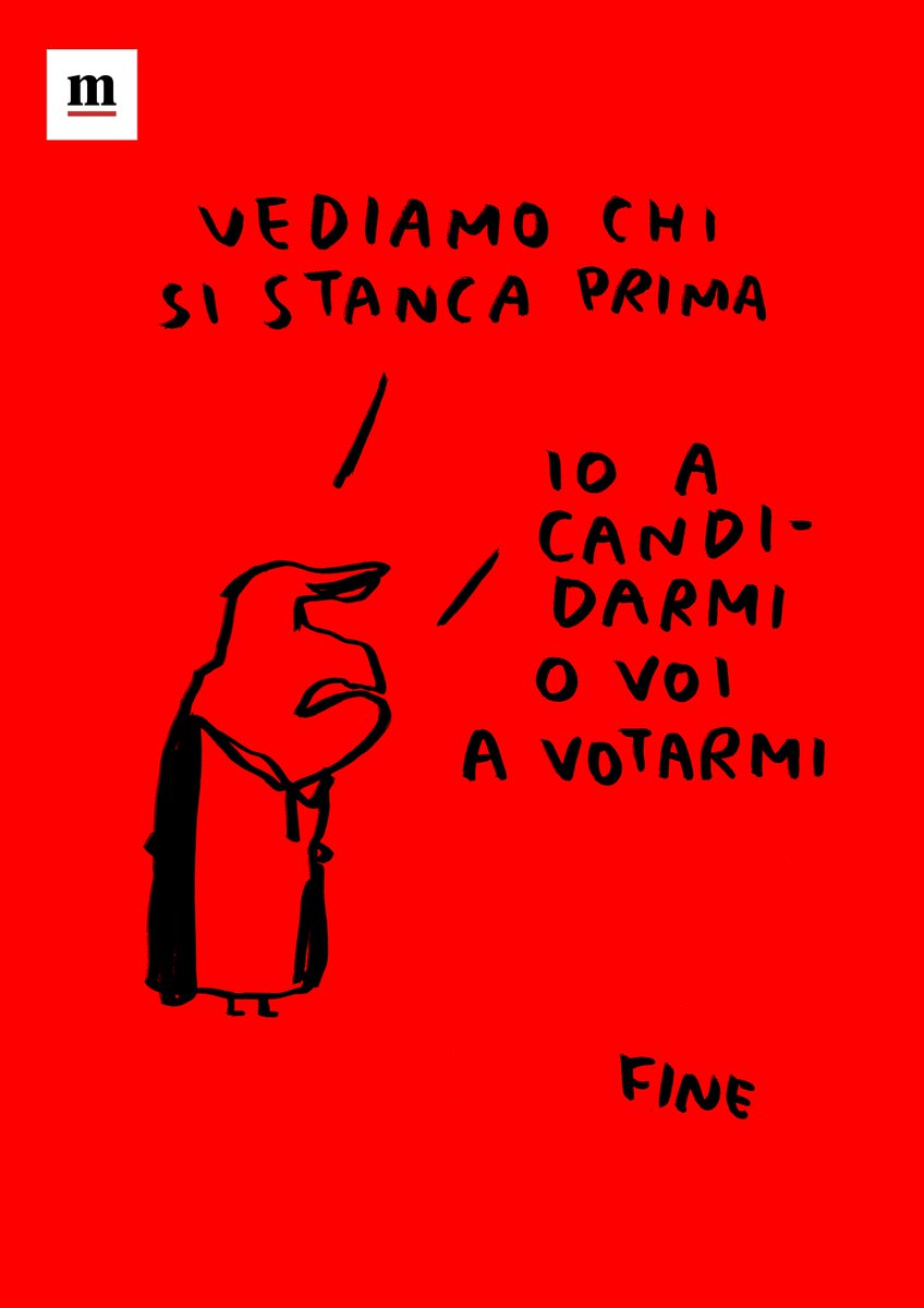 GliScarabocchi's tweet photo. Vediamo 

Scarabocchio dalla prima de @ilmanifesto, oggi in edicola! https://t.co/rQBmfmhThU