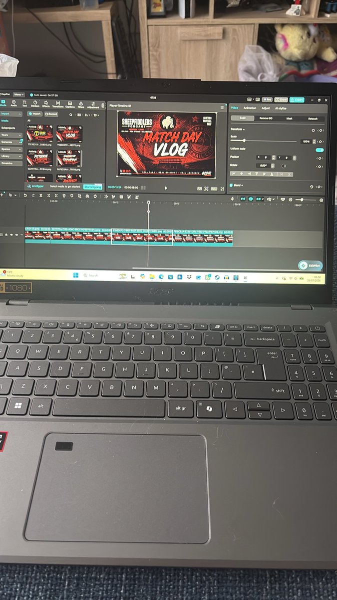 SheepFiddlers's tweet photo. First edit of the weekend. #COYR #MatchDayVlog #Sheepfiddlers https://t.co/TLDRDuDAxh