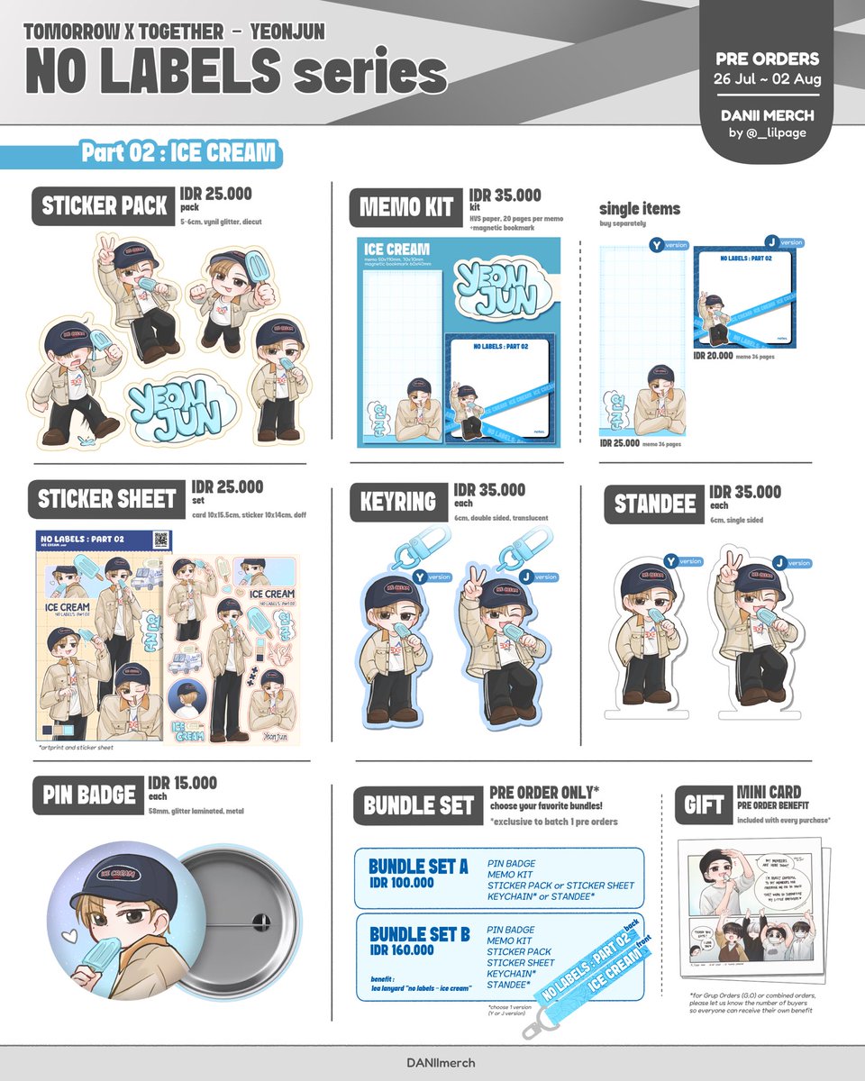 danii。 || 📌 NO LABELS FANMERCH PO tweet media