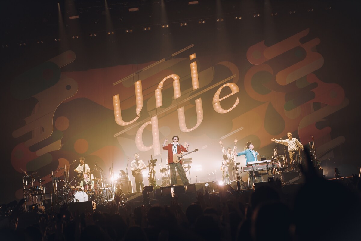natalie_mu's tweet photo. 【ライブレポート】
sumikaがステージと客席の境界を消した夜
日本武道館で9000人と深めた“Unique”な絆

✍️セットリスト・📸10枚
https://t.co/fuoeJlaMOL

#sumika https://t.co/rLm5hzqMxM
