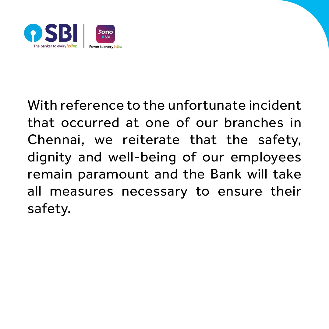 State Bank of India tweet media