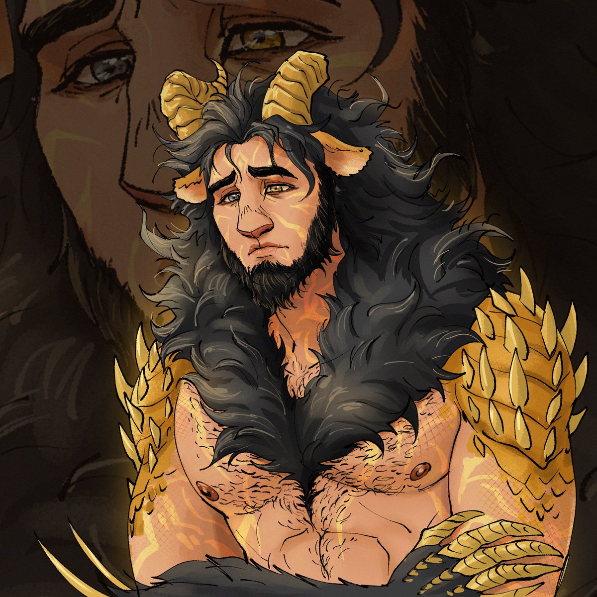 jdn1319's tweet photo. why so sad ᚲᛖᚾᚨᛉ  🥺

#originalcharacter #oc #dragon #lion #hunk https://t.co/EE6y6jK9VF
