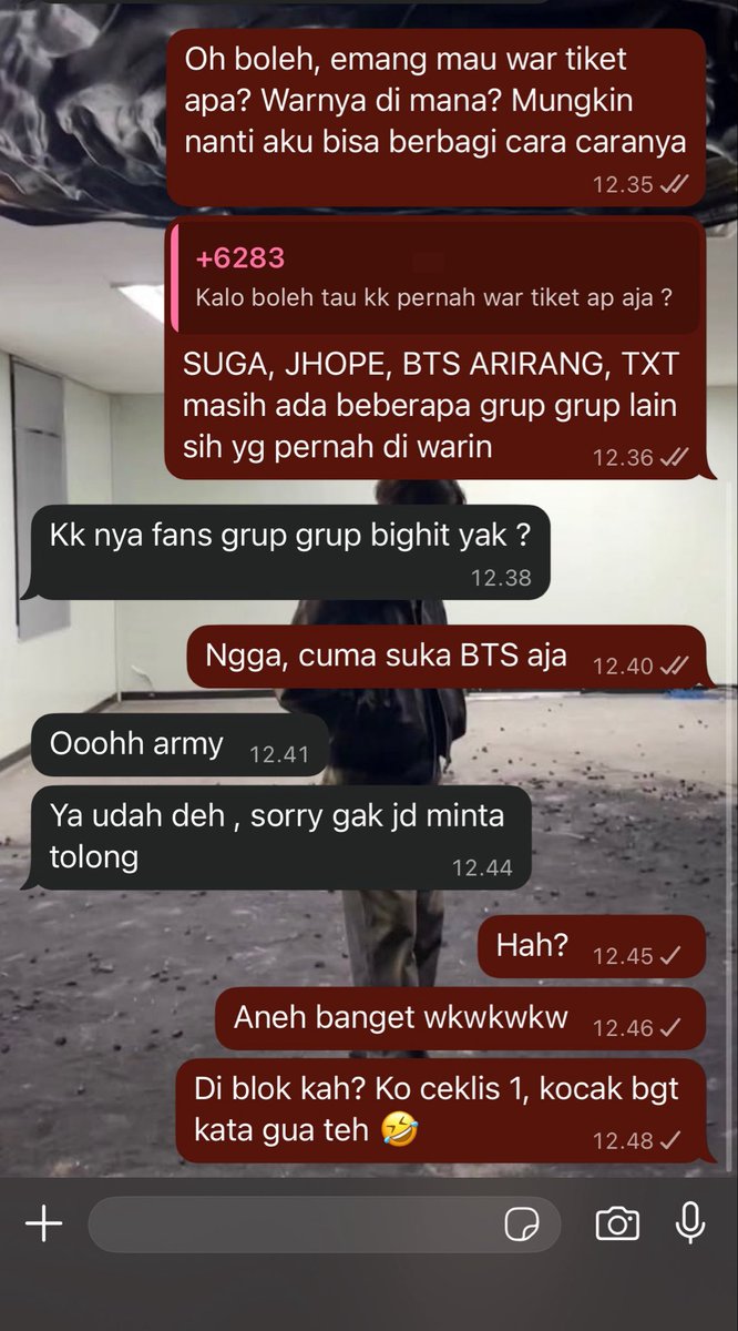 myAmygdala93's tweet photo. Demi apapun ini kocaknya kocak bgt wkwkwkwkwkwkkw pas gua bilang army doi kaya langsung beda gitu dr ketikannya, kata gua lu kenapa dah 🤣🤣🤣🤣 woi ini temen siapa plis 😭😭😭🤣🤣🤣🤣🤣 https://t.co/Ae5GRug1pB