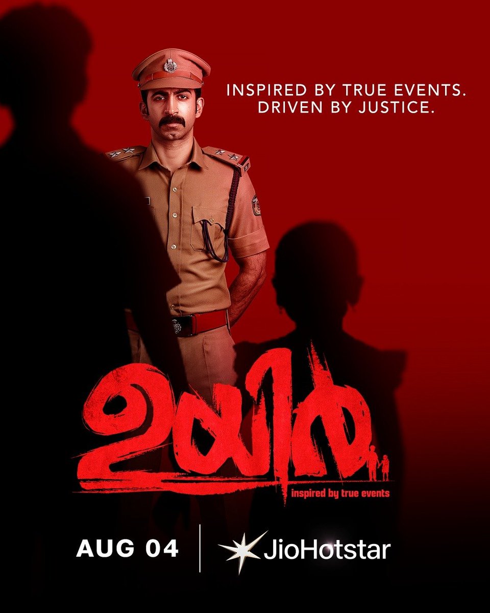 CinemaRareIN's tweet photo. Malayalam film #Uyir (2026) by #MPadmakumar, premieres Aug 4th on @JioHotstar.
@roshanmathew22 @Nikhilsinger #BaijuSanthosh #VinodSagar #AthulyaChandra @shruthymenon @maheshshetty @Lavina_B_Israni @saiyami https://t.co/DPesbH3Vhy