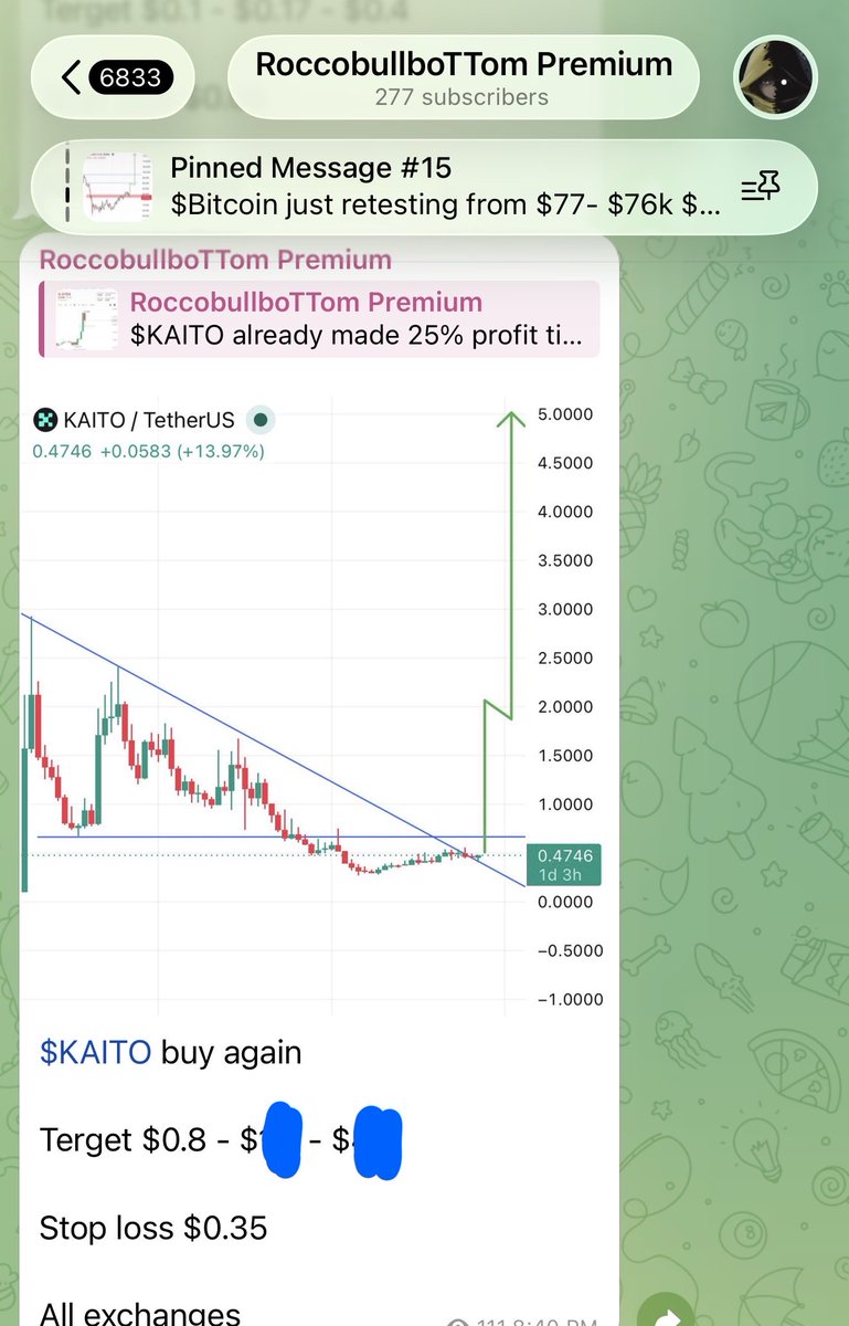 RoccobullboTTom's tweet photo. #PREMIUM_SIGNAL

$KAITO already achieved my first terget 135% profit till now 💰💰

On the way to my second terget 🚀🚀

Remember guys I make always big profit in my premium group 🔥🔥🔥 https://t.co/oaTlQluyFN