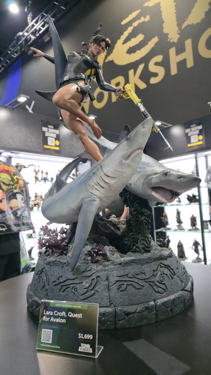 COLLECTOTRON3K's tweet photo. Weta workshop. Lara and Warhammer! https://t.co/rPztzajy2r