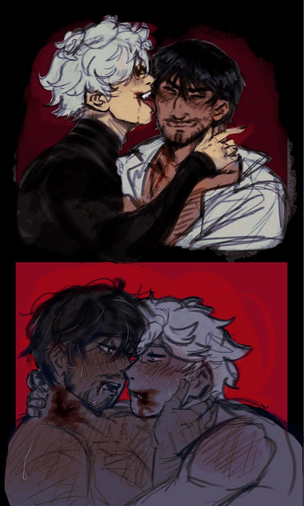 foundenzz's tweet photo. //blood 

Different sides of feeding for vampfrey
#orufrey https://t.co/Nv6UYkTUvG