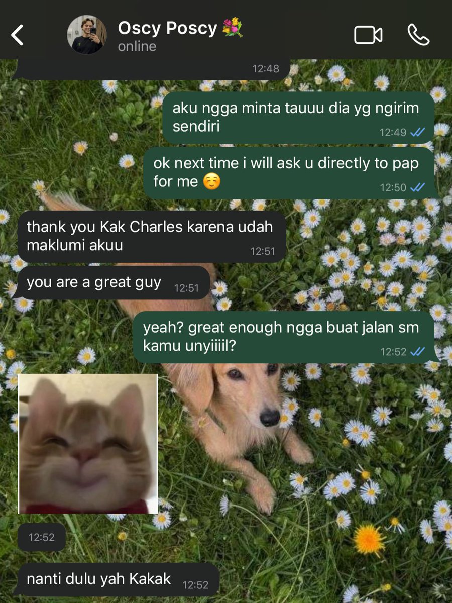 brondongjamgung's tweet photo. #choscar one tweet au, charl dan seribu satu cara ngajak osc jalan https://t.co/soEw7yqu0v