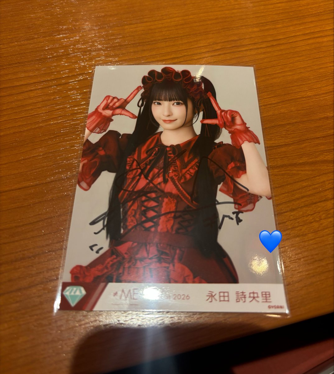 mipepepe738's tweet photo. ノイミー 生写真 愛くださいませ　直筆 トレ　

【譲】永田

【求】冨田・谷崎同種＞冨田谷崎異種

本日対面イベント会場におります。
お気軽にお声がけください。 https://t.co/RA1SLK99B5