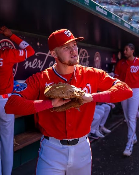 BOSSportsGordo's tweet photo. From @TheAthletic Nationals writer @spencernusbaum_:

“Hitting coach Matt Borgschulte once told me that Mead sometimes can predict when a relief pitcher is coming in before he can. Someone else called him another coach in the dugout. I was doing a superlatives exercise with a number of the players in the clubhouse earlier this year, and if I remember correctly, three of them said Mead was the most likely to be a future manager.”