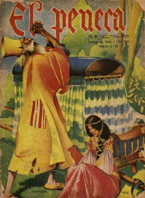 cmp6291's tweet photo. Mario Silva Ossa ( Coré )
( San Fernando, Chile, 1913 - Santiago, 1950 )
" Ivanhoe "
Revista " El Peneca "
N° 1929 Noviembre 
1945
Editorial Zig - Zag ._ https://t.co/s4HvxvTGOB