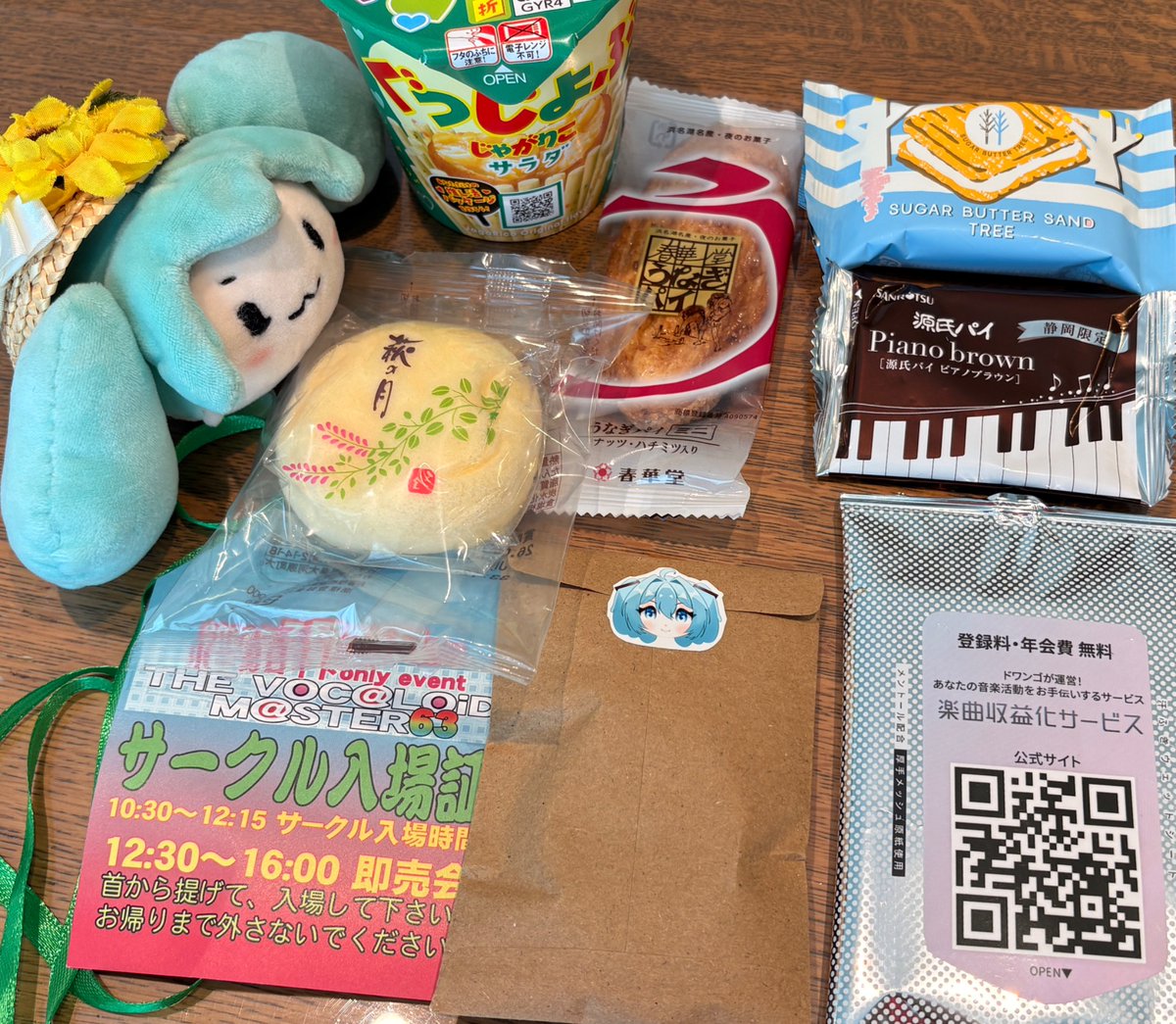 ha_izumi_a's tweet photo. 昨日は #ボーマス63 ありがとうございました！
戦利品＆差し入れとか！
帰りにちいかわも見て濃い１日でした
お迎え報告お待ちしております🎶 https://t.co/0aFICGbEhC
