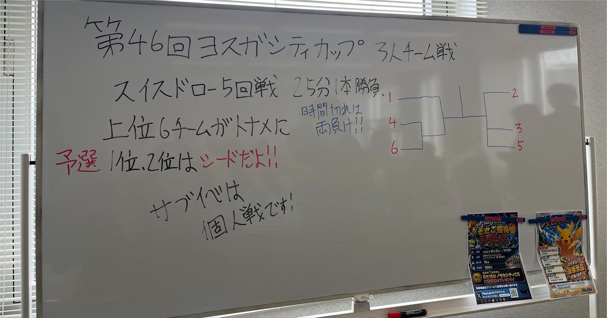 yosugacity2109's tweet photo. ヨスガシティカップ始まりました！
優勝するのはどのチーム⁉️

提供品もありがとうございます😭 https://t.co/VoE59nt668
