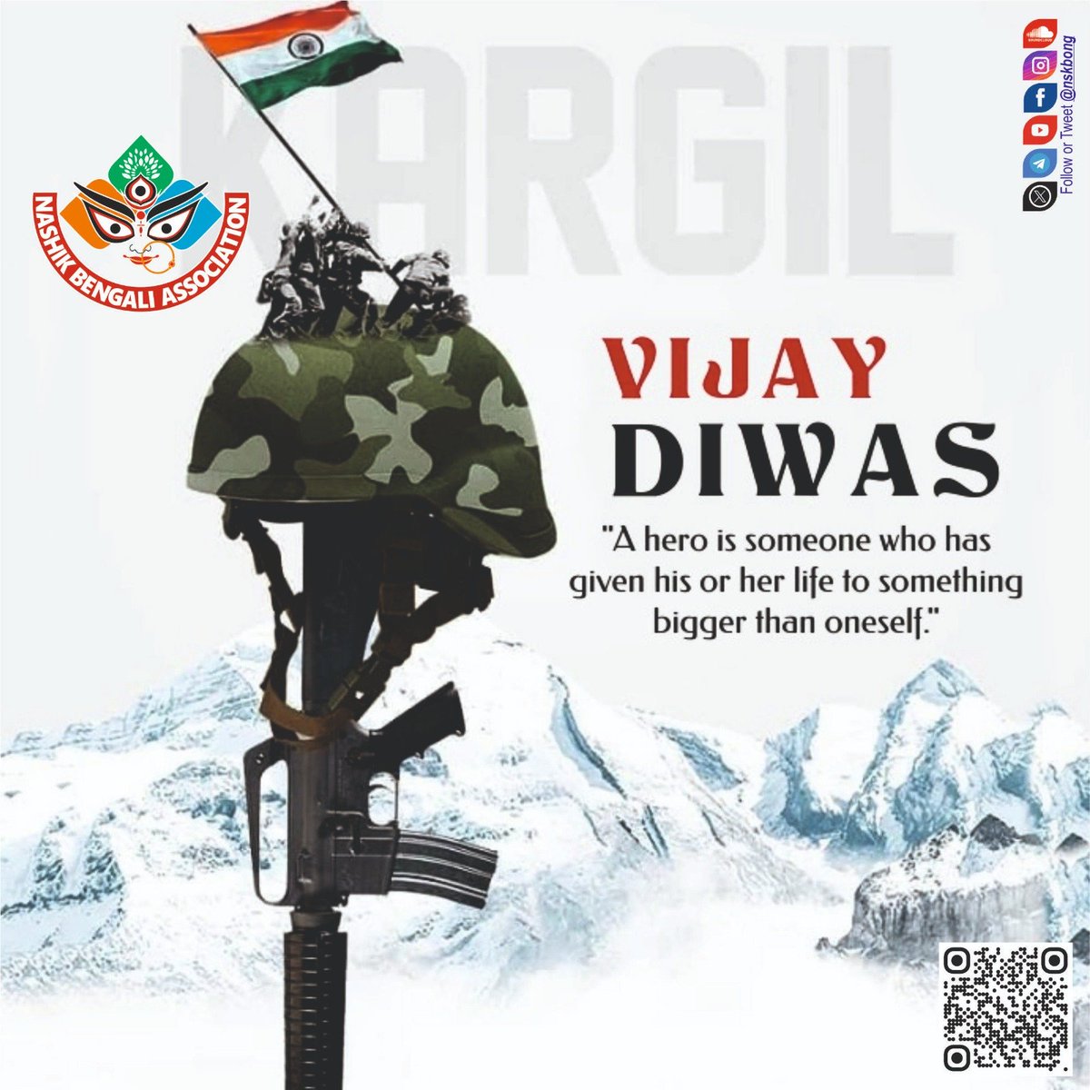 nskbong's tweet photo. Nashik Bengali Association remembering those real heroes of this soil.
Jai Hind 🇮🇳🇮🇳
#nashikkar #nashikbengali #nashikbengaliassociation #nskbong #DurgaPujaMahotsav #NBWF https://t.co/qEqlsfAFt5