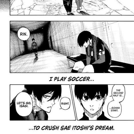 Arieslikesbllk's tweet photo. Why does Isagi act like a supportive wife toward Rin? https://t.co/Ktsne5PUFx