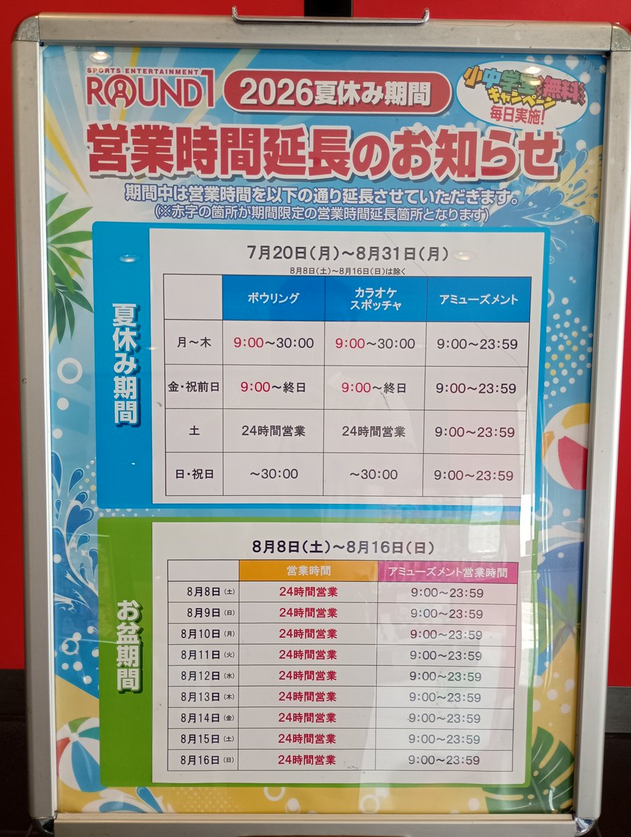 ラウンド ワン スタジアム 半田 店