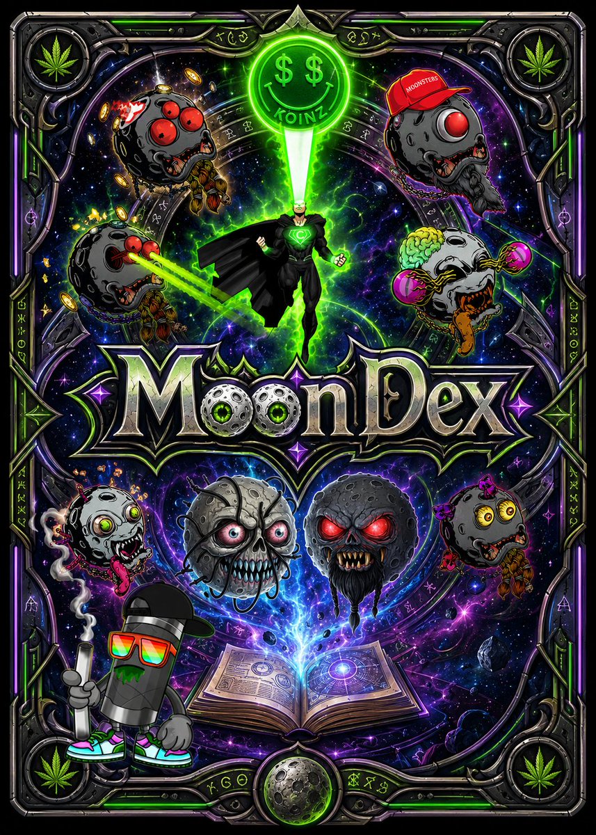 Bryan36krun's tweet photo. The main card art for every MOONDEX Card has been decided. This is the art on the back of the card that promotes the main #TCG esthetic for #MOONDEX. Let me know what you think below!

#Staymooned https://t.co/ZnbCKlCGxy