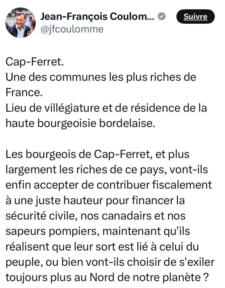 pe__ache's tweet photo. #LFI #incendies #Gironde
Ce qui est unanimement partagé parmi les membres du groupe parlementaire de #Panot, c’est le concept de médiocrité. Il n’y en a pas qui échappent à la règle. D’une manière générale, en bénéficiant toujours d’une totale impunité, ils assument leurs propos ou leur posture outrancière.
Cette fois-ci, le pathétique Coulomme, dont l’intelligence n’est à l’évidence pas la caractéristique première, efface son tweet devant l’indignation générale.
