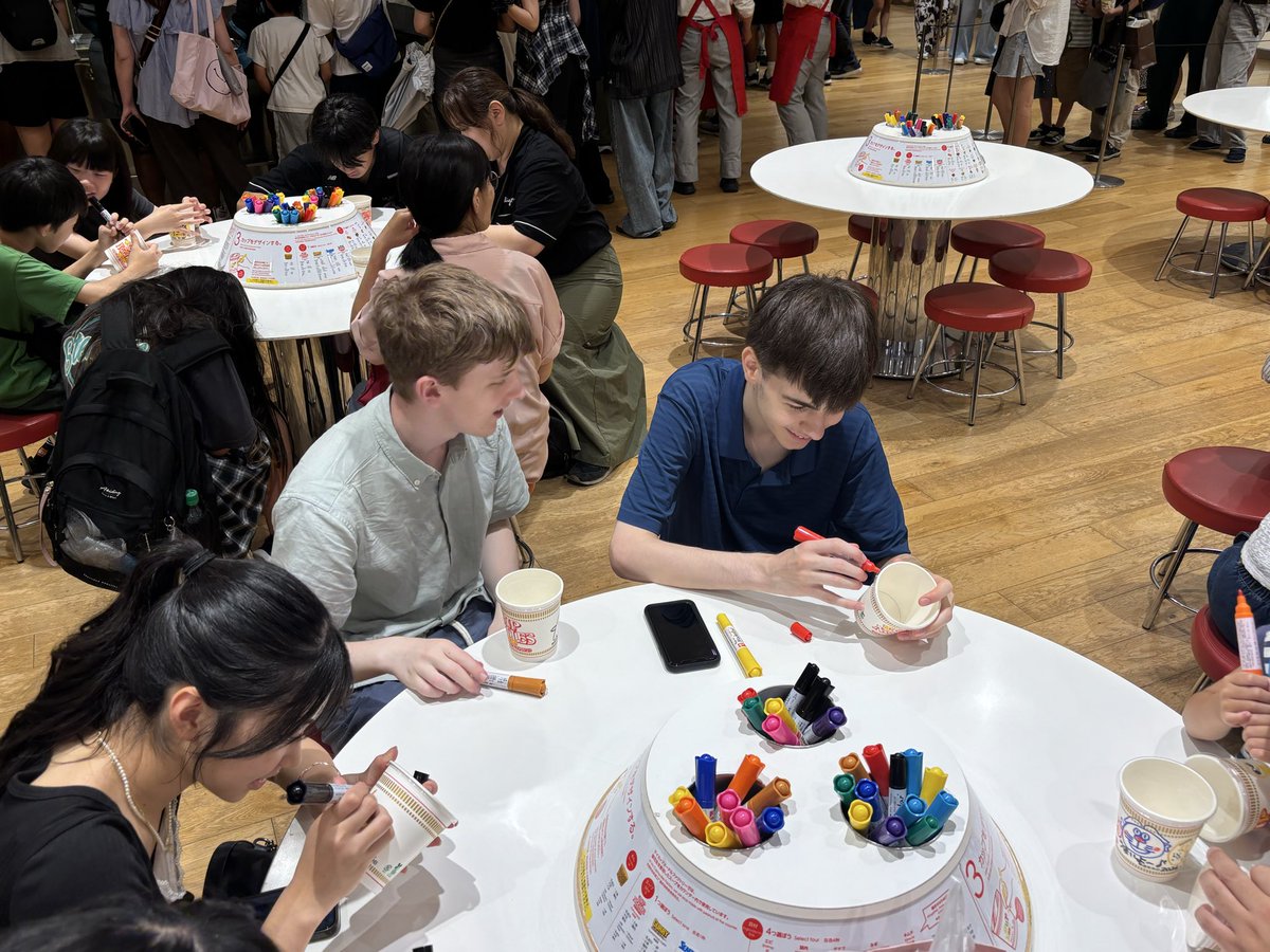 AGS_Computing's tweet photo. Day 6 - students and staff locked in to draw and design their own cup noodles https://t.co/GhLgqOiQxV