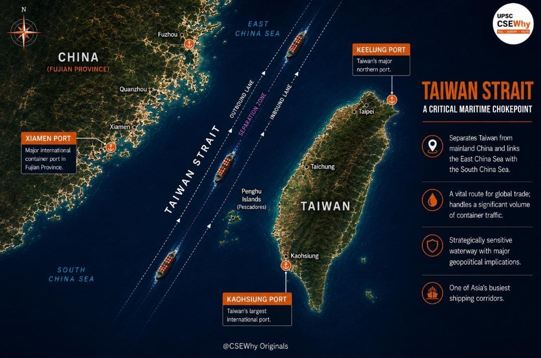CseWhy's tweet photo. Visual Notes on 14 world straits👇🏼

1. Strait of Hormuz
2. Strait of Malacca
3. Bab el-Mandeb
4. Taiwan Strait
5. Bosporus
6. Dardanelles
7. Strait of Gibraltar
8. Bering Strait
9. Sunda Strait
10. Lombok Strait
11. Palk Strait
12. Danish Straits
13. Torres Strait
14. Cook Strait https://t.co/YXFKeivcME
