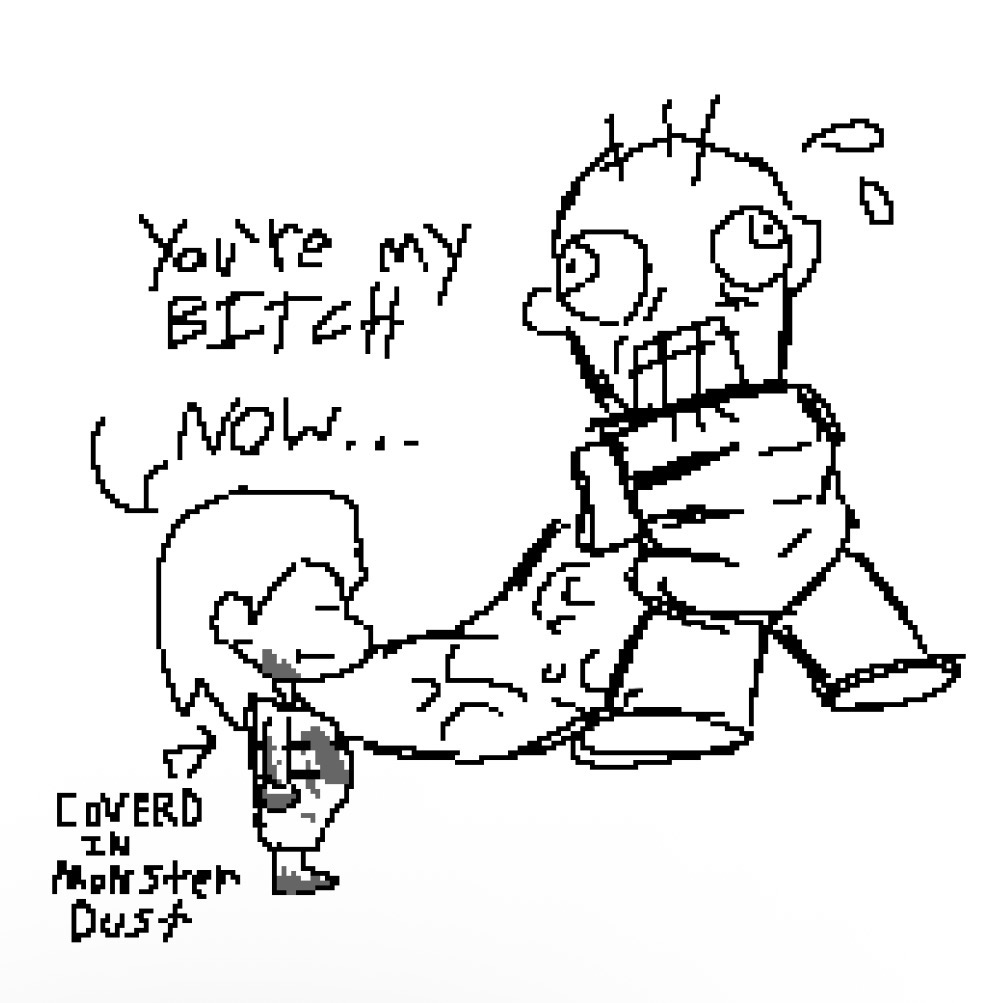 Greyman21190960's tweet photo. If this is true, You can’t convince me this isn’t what what happened after frisk defeated omega flowey and asgore https://t.co/XjrdmuetrQ