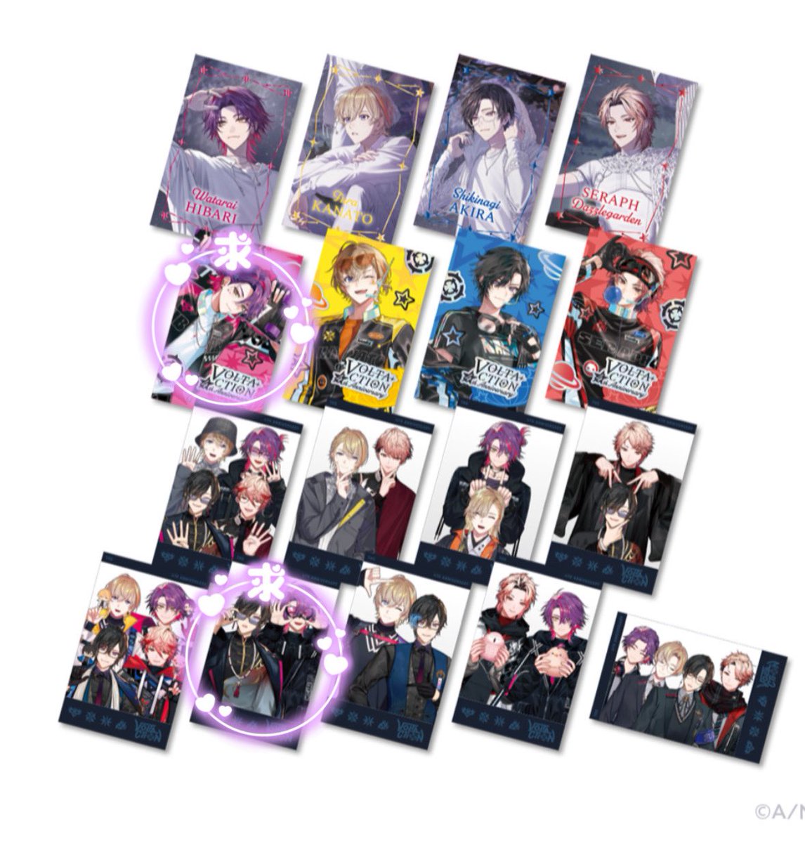 03_melon_04's tweet photo. VOLTACTION ヴォルタクション 
4周年　4th Anniversary ランダムチェキ風カード　交換

譲＊画像１枚目
求＊画像２枚目

お取引は郵送のみです。ソロ⇄ソロ、複数⇄複数で交換を探しております。
お心当たりのある方は検索からでも気軽にお声がけください。 https://t.co/tWWVy6Lmp2