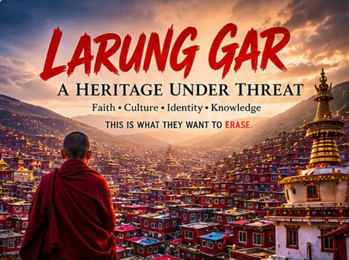 lizhaoli57's tweet photo. Larung Gar is more than a destination—it is a vibrant community where Buddhist philosophy, meditation, and centuries-old traditions continue to flourish. #SaveLarungGar #LarungGar #ChinaDemolitionDrive https://t.co/4AlHi8FisS