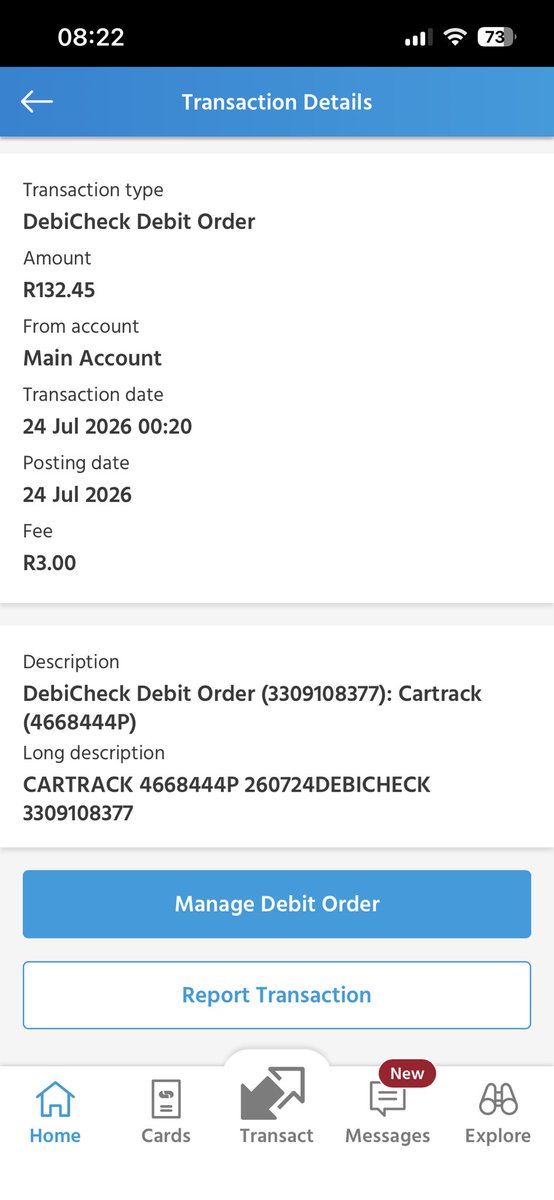 MotebuJnr's tweet photo. @TrackerSA these people are trying to debit my account twice and when I call to ask why they say they never debited me. So stealing is justifiable at this company? https://t.co/tEB0tBvj0M